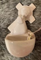 Brocante wijwatervaatje - wijwaterbakje, Ophalen of Verzenden