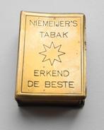 Houder lucifersdoosje Niemeijer Tabak incl. oud doosje SPAR, Ophalen of Verzenden, Gebruikt, Luciferdoosjes of -merken
