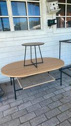 Leuk salon tafeltje en bijzet tafeltje, Huis en Inrichting, Tafels | Salontafels, Ophalen, Gebruikt, 50 tot 100 cm, 50 tot 75 cm