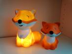 2x Kinderlampjes Vos - Op Batterij, Ophalen of Verzenden, Zo goed als nieuw, Lamp