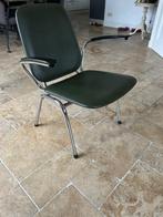 vintage  retro stoel, Vier, Gebruikt, Metaal, Ophalen