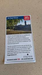 Waardebon postcodeloterij De Hoge Veluwe 20% korting