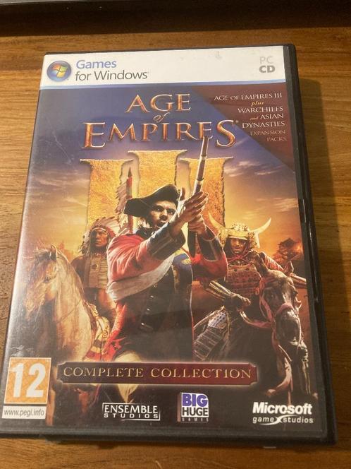 PC CD Age Of Empires 3 (Complete Collection (Games For Windo, Spelcomputers en Games, Games | Pc, Zo goed als nieuw, Avontuur en Actie