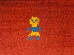 Handgeknoopt oosters wol Gabbeh tapijt modern 201x300cm, 200 cm of meer, 200 cm of meer, Rood, Rechthoekig