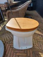 Toilet met houten deksel, Toilet, Zo goed als nieuw, Ophalen