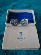 Regiment Huzaren Prins Alexander zilveren manchetknopen, Verzamelen, Militaria | Algemeen, Ophalen of Verzenden, Landmacht, Nederland