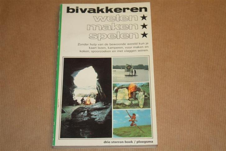 Bivakkeren - Zeldzame oude uitgave circa 1975 !!, Boeken, Hobby en Vrije tijd, Gelezen, Ophalen of Verzenden