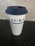 Warmhoud beker voor onderweg. Laura Asley, Ophalen of Verzenden, Zo goed als nieuw, Overige stijlen, Overige typen