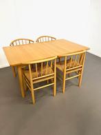 beuken eetkamer tafel met stoelen, Nordisk Denemarken 1990s, Ophalen, Gebruikt