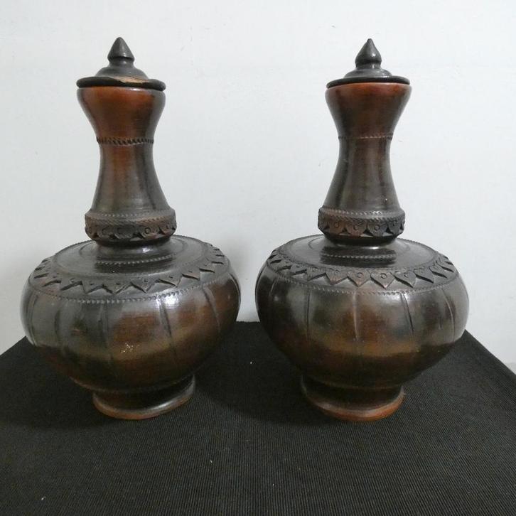 Aziatische vaas - terracotta - India ?? [970], Antiek en Kunst, Antiek | Vazen, Ophalen