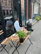 IKEA Tärnö Uitklaptafel met 4 stoelen - Tuin/Balkon, Ophalen, Gebruikt, Rechthoekig, Hout