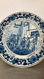 Delftsblauw wandbord 24 cm, Antiek en Kunst, Ophalen of Verzenden