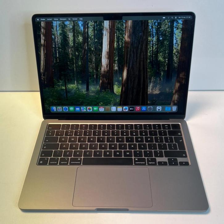 Apple Macbook Air 13,6 2022 Grijs | M2 | 8GB | 256GB | 97%, Computers en Software, Apple Macbooks, Zo goed als nieuw