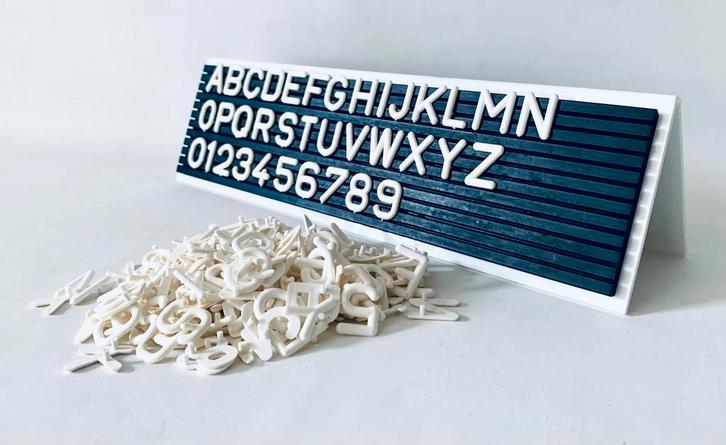 Staand letterbord - 2 zijdig *vintage*design*, Huis en Inrichting, Woonaccessoires | Tekstborden en Spreuken, Zo goed als nieuw