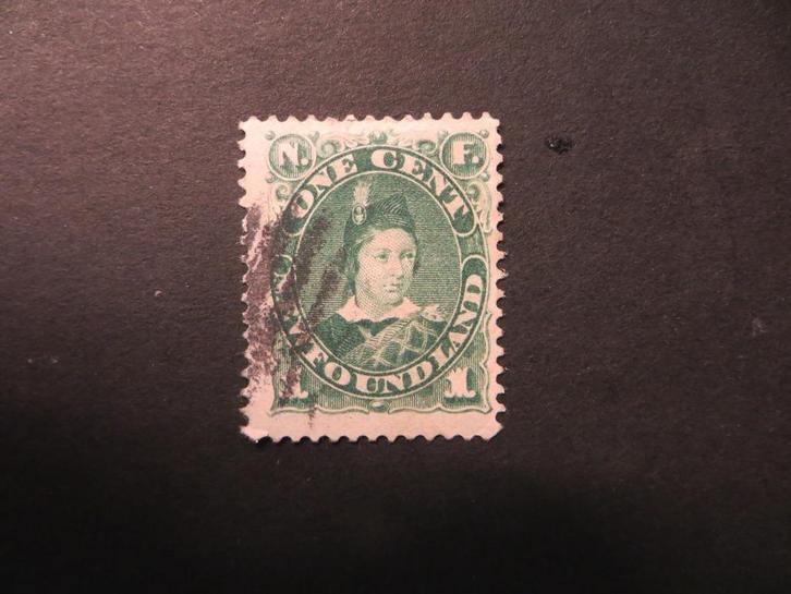 A13038: Newfoundland  1 c, Postzegels en Munten, Postzegels | Amerika, Noord-Amerika, Ophalen of Verzenden