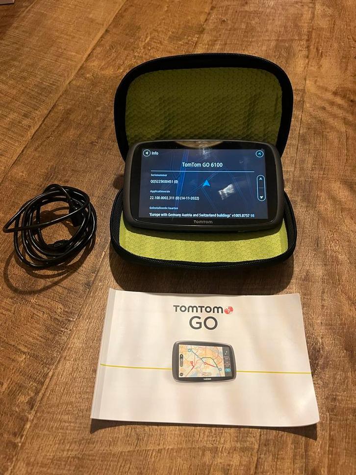 TomTom Go 6100 Navigatiesysteem - Compleet, Auto diversen, Autonavigatie, Zo goed als nieuw, Ophalen of Verzenden
