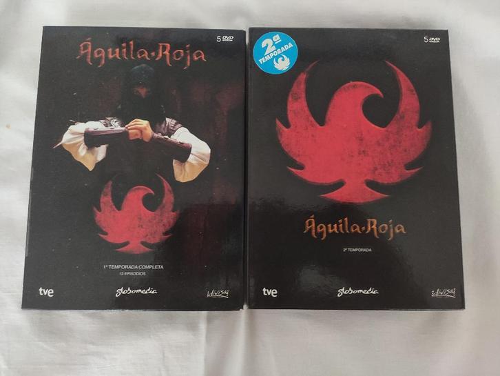 Aguila Roja Temporadas 1 y 2 - DVD Spaans, Cd's en Dvd's, Dvd's | Tv en Series, Zo goed als nieuw, Actie en Avontuur, Boxset, Vanaf 9 jaar