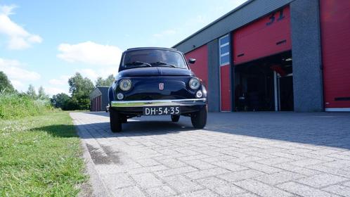 Fiat 500  1972 Blauw geheel gerestaureerd, Auto's, Fiat, Particulier, Benzine, Geïmporteerd, Blauw, Ophalen