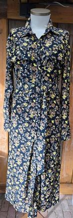 G-MAXX prachtige travelstof midijurk met bloemen maat S, Ophalen of Verzenden, Zo goed als nieuw, Maat 38/40 (M), Onder de knie
