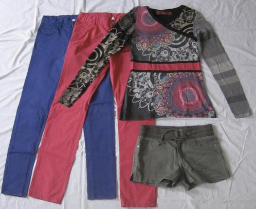 Pakket maat 164 meisje Desigual longsleeve + 2 x Hema broek, Kinderen en Baby's, Kinderkleding | Kinder-kledingpakketten, Zo goed als nieuw