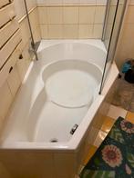 Hoekbad en draaibaar douchescherm, Huis en Inrichting, Badkamer | Complete badkamers, Ophalen of Verzenden, Gebruikt