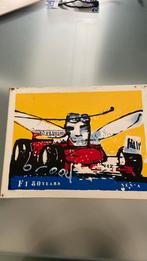 Replica van Herman Brood 330/750 F1 50 Years, Antiek en Kunst, Kunst | Litho's en Zeefdrukken, Verzenden