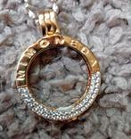 Mi moneda ketting met 3 munten, Ophalen, Overige voorstellingen, Zo goed als nieuw, Goud