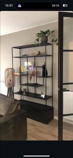 Metalen wandmeubel met hout, Huis en Inrichting, Kasten | Stellingkasten, Ophalen of Verzenden, Zo goed als nieuw