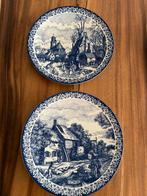 4 seizoenen borden - delfts blauw, Antiek en Kunst, Antiek | Wandborden en Tegels, Ophalen of Verzenden
