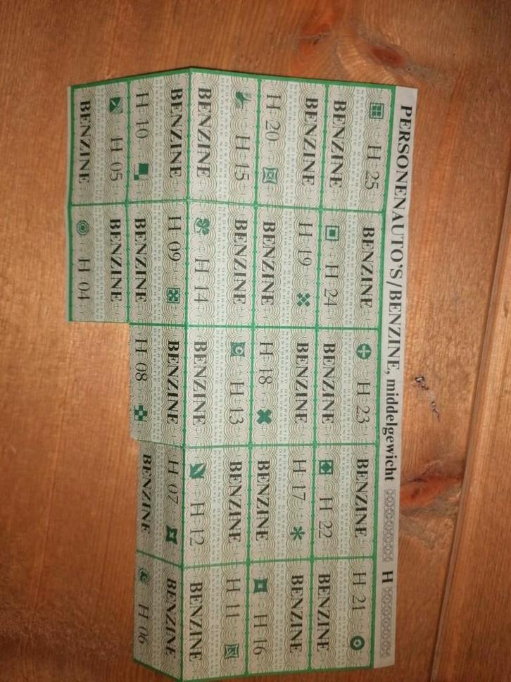 Benzinebonnen oorlog 1940-45, Boeken, Oorlog en Militair, Gelezen, Algemeen, Tweede Wereldoorlog, Ophalen of Verzenden