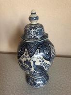 Achtzijdige Delfts Blauwe vaas., Antiek en Kunst, Antiek | Keramiek en Aardewerk, Ophalen of Verzenden