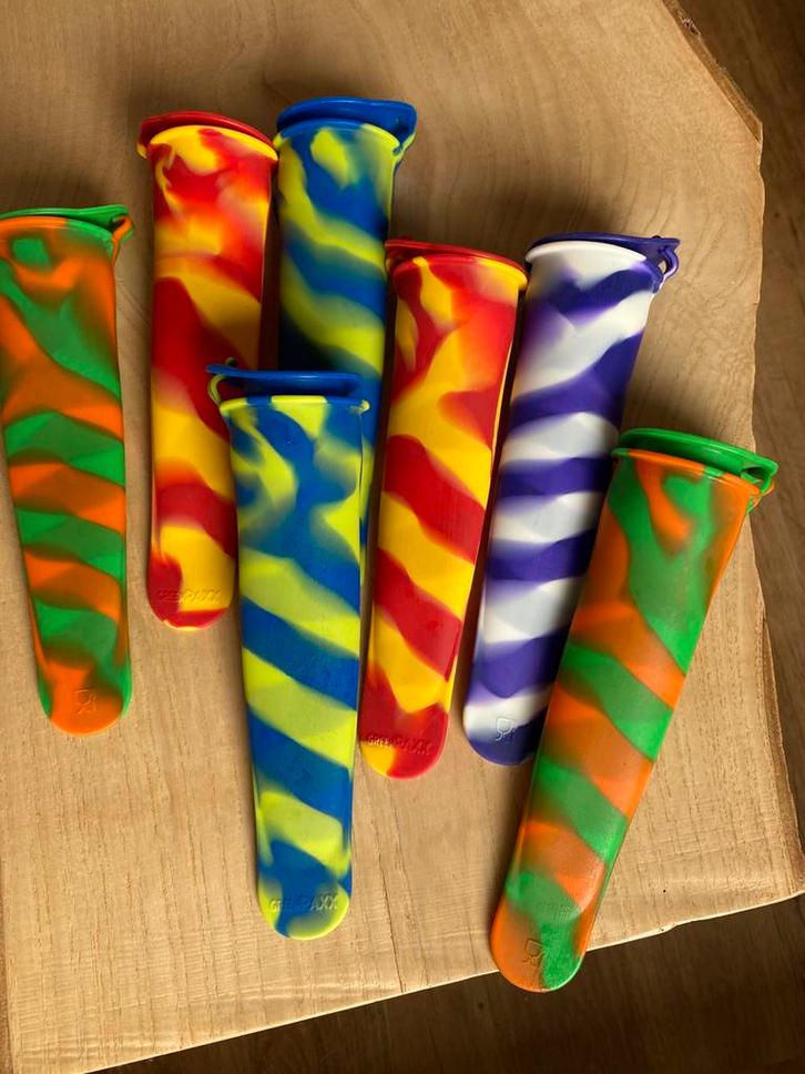 Siliconen ijs/snack vormen - 7 stuks - GreenPaxx, Huis en Inrichting, Keuken | Keukenbenodigdheden, Zo goed als nieuw, Ophalen of Verzenden