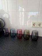 5x Leonardo Sora gekleurde glazen – design – mooie staat, Ophalen, Glas of Glazen, Effen, Glas