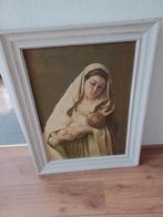 Vintage schilderij Madonna met kind afm. 91x71 cm., Antiek en Kunst, Ophalen