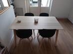 Eetkamerset, Huis en Inrichting, Tafels | Eettafels, Ophalen, 100 tot 150 cm, 50 tot 100 cm, Zo goed als nieuw