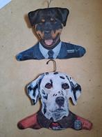 Kledinghangers Hond hout Rottweiler & Dalmatier - Annie, Huis en Inrichting, Woonaccessoires | Kapstokken, Overige materialen