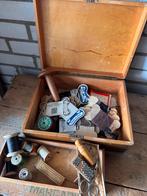 Naaikistje met toebehoren, Antiek en Kunst, Ophalen of Verzenden