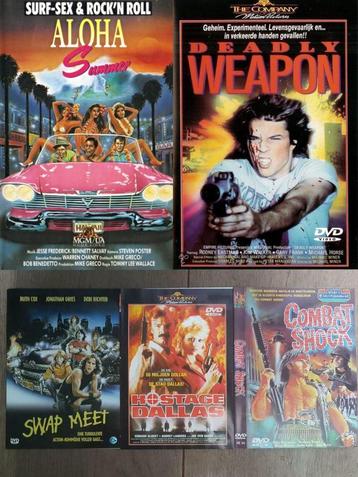 Jaren 80 DVD Pakket - 5 x Obscure 80's DVDs / Cult Video Era beschikbaar voor biedingen