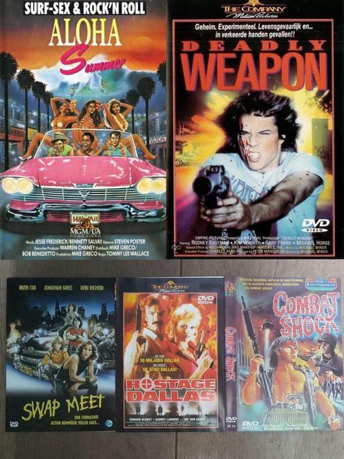 Jaren 80 DVD Pakket - 5 x Obscure 80's DVDs / Cult Video Era, Cd's en Dvd's, Dvd's | Klassiekers, Zo goed als nieuw, Actie en Avontuur
