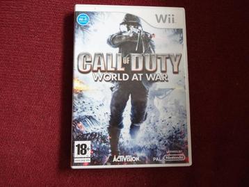 Wii Call Of Duty World At War , Nintendo Wii Game beschikbaar voor biedingen