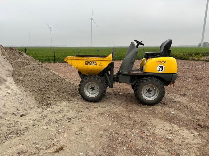 Knikdumper te huur, Doe-het-zelf en Verbouw, Overige Doe-het-zelf en Verbouw, Ophalen of Verzenden