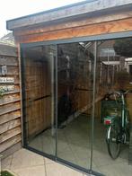 Glazen schuifdeuren inc montage, Doe-het-zelf en Verbouw, Glas en Ramen, Ophalen of Verzenden, Nieuw, Glasplaat, 160 cm of meer