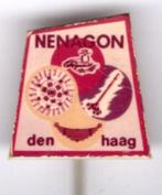 Nenagon Den Haag auto onderdelen plastic speldje ( E_156 ), Verzamelen, Speldjes, Pins en Buttons, Transport, Zo goed als nieuw