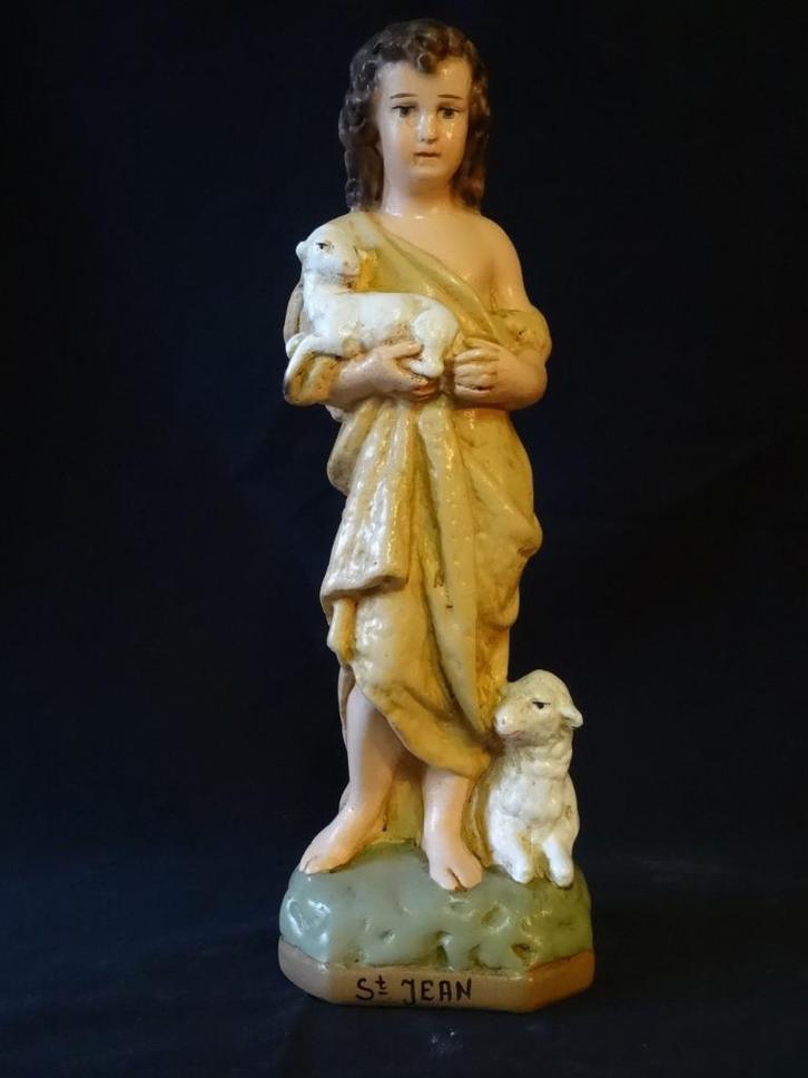 100186=Heilige Johannes.1310, Antiek en Kunst, Antiek | Religie, Ophalen of Verzenden