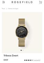 Rosefield Tribeca Gold Black horloge dames 100% Nieuw, Ophalen, Nieuw, Overige merken