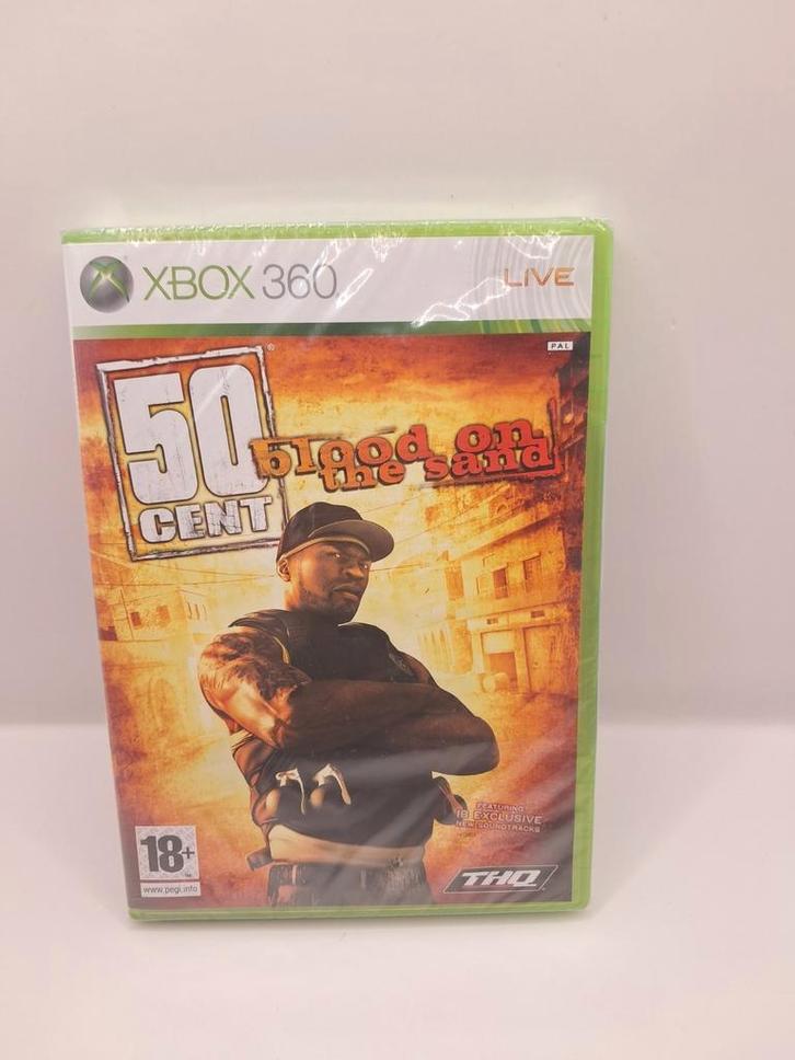 Xbox 360 50 cents blood on the sand ~ sealed,, Spelcomputers en Games, Games | Xbox 360, Zo goed als nieuw, Avontuur en Actie