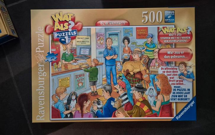 Ravensburger What If? Puzzel 500 stukjes, Hobby en Vrije tijd, Denksport en Puzzels, Gebruikt, Legpuzzel, 500 t/m 1500 stukjes
