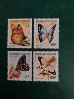 Togo 2162-2165 vlinders 1990 postfris mi 5 euro, Postzegels en Munten, Ophalen of Verzenden, Dier of Natuur
