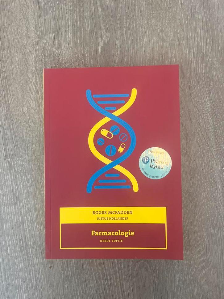 Farmacologie - Roger McFadden, Boeken, Studieboeken en Cursussen, Zo goed als nieuw, HBO, Beta, Ophalen of Verzenden