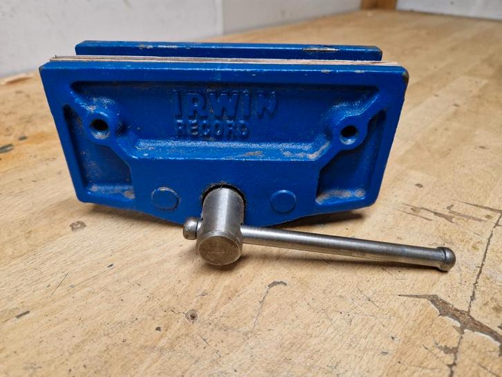 Irwin Meubelmakersbankschroef - 150mm, Doe-het-zelf en Verbouw, Werkbanken, Zo goed als nieuw, Minder dan 70 cm, Bankschroef, Ophalen of Verzenden